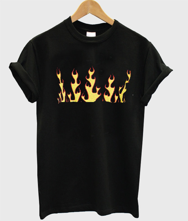 adult flame shirt