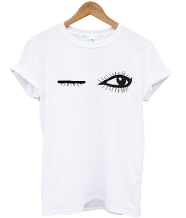 designer t shirt with eyes