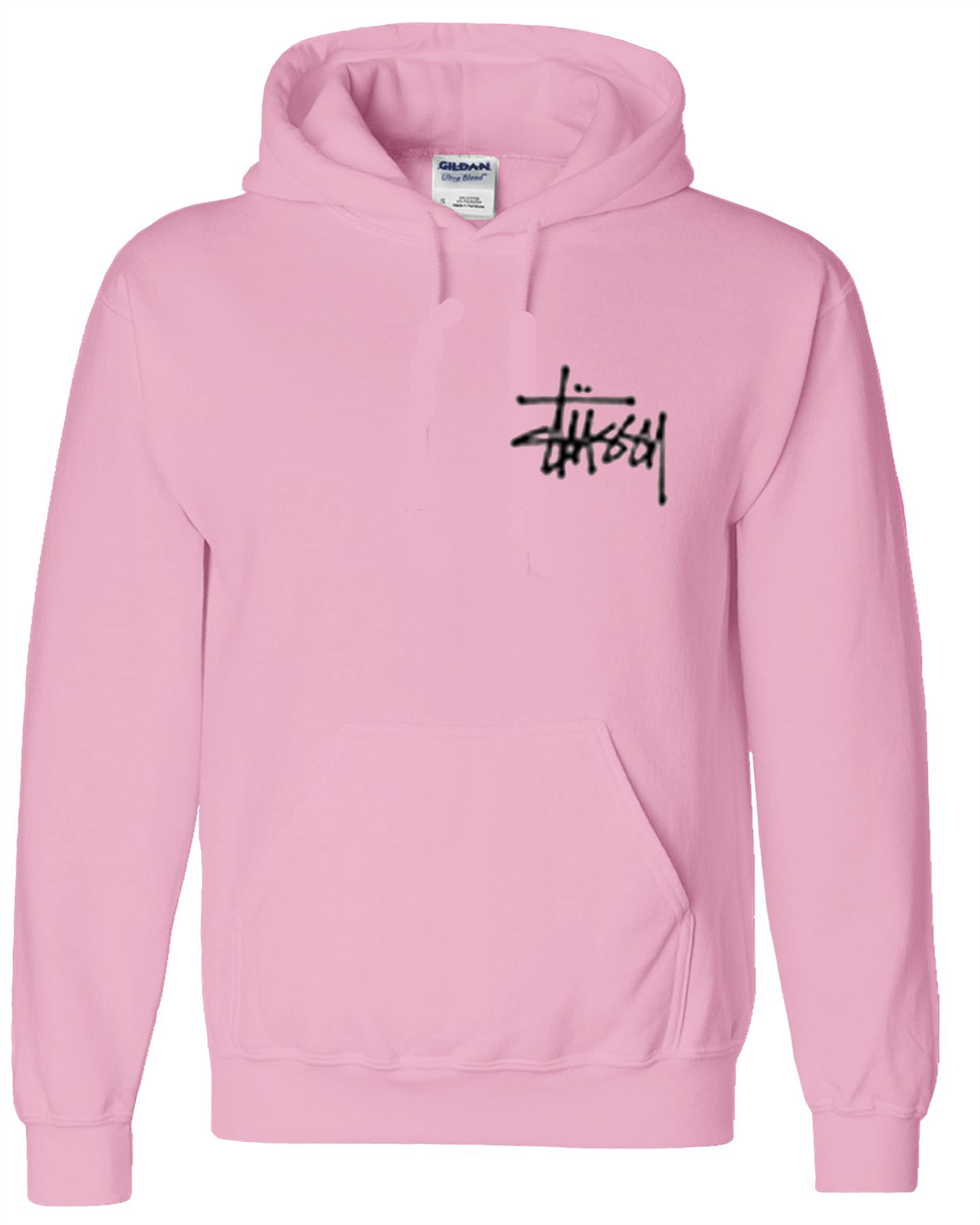 stussy stripe sherpa hoodie