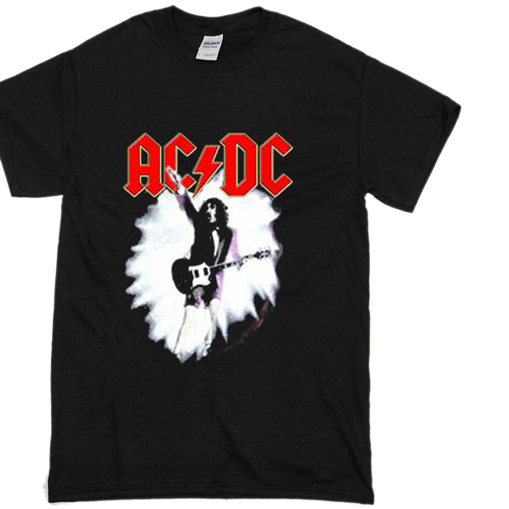 t shirt ac dc h&m