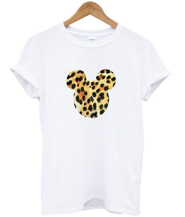 mickey mouse leopard shirt