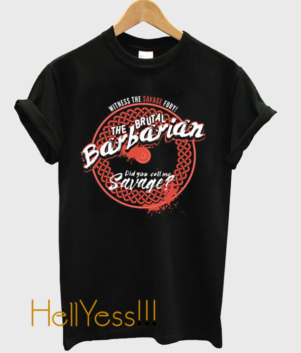 barbarian tshirt