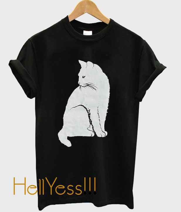 Cat Print Tshirt