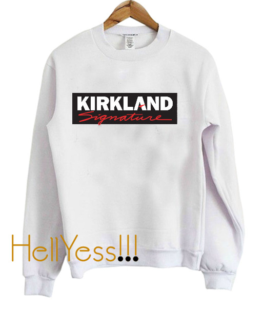 signature crew neck sweatshirt