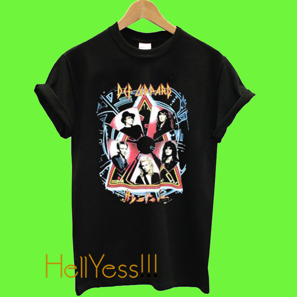 def leppard hysteria tour t shirt