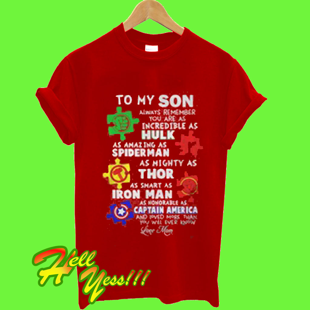 autism superhero shirt