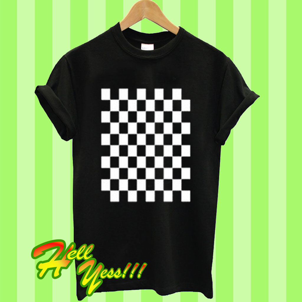 checkered t shirt mens