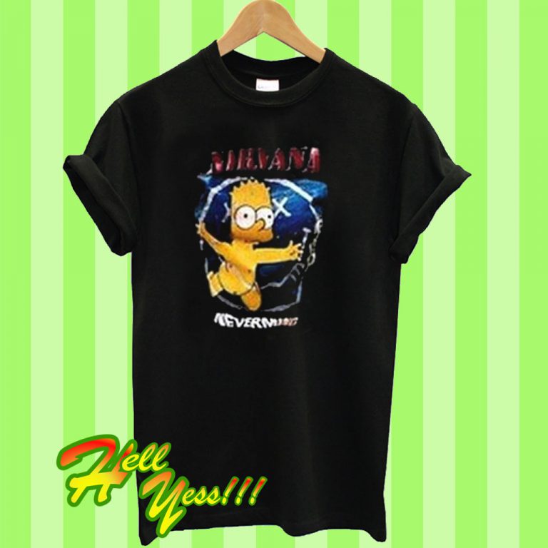 bart simpson nirvana shirt