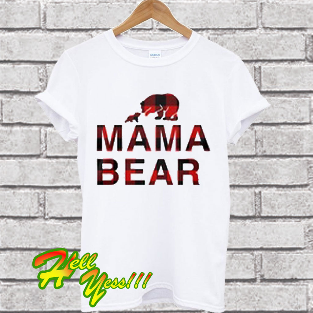 mama bear shirt plaid