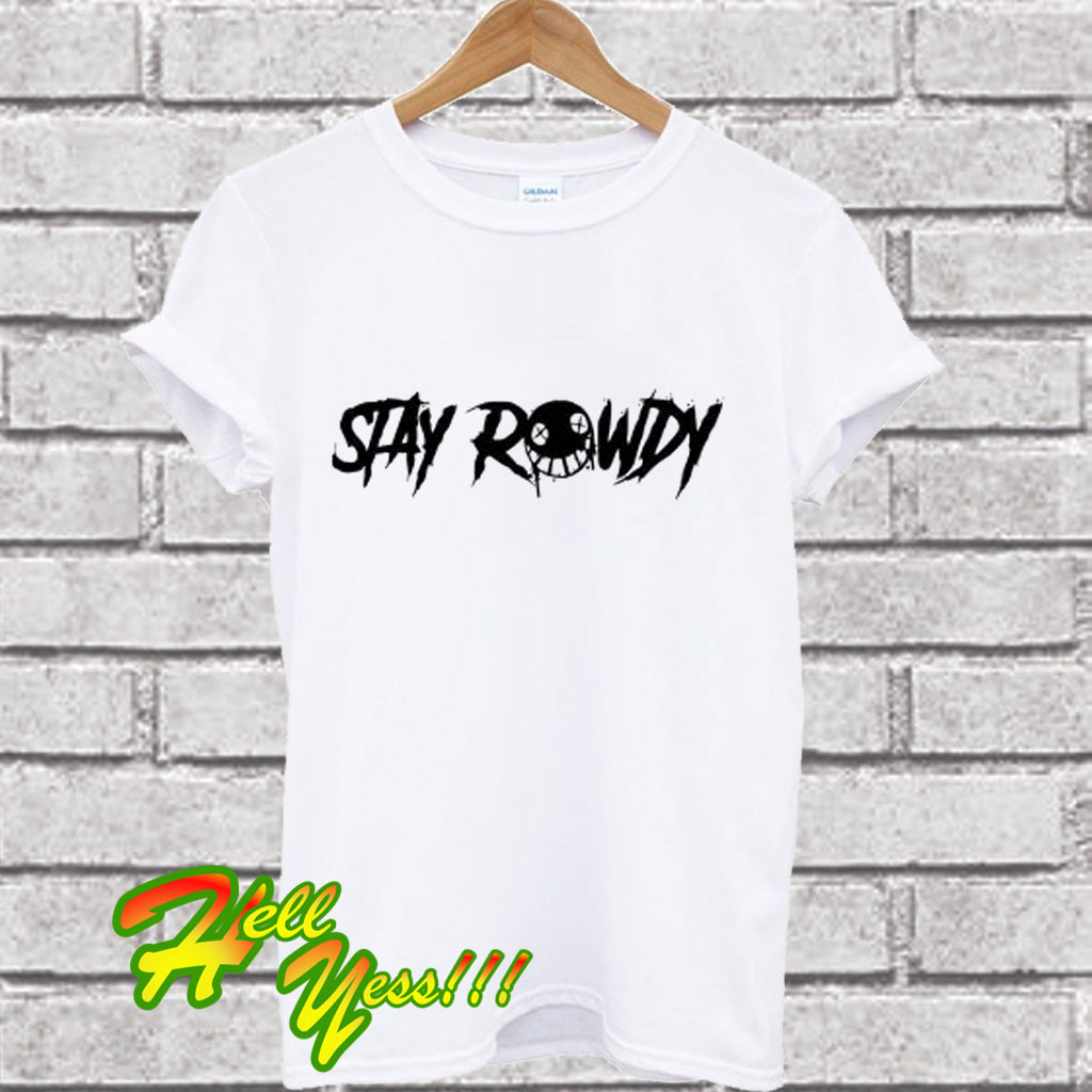 rowdy white t shirt