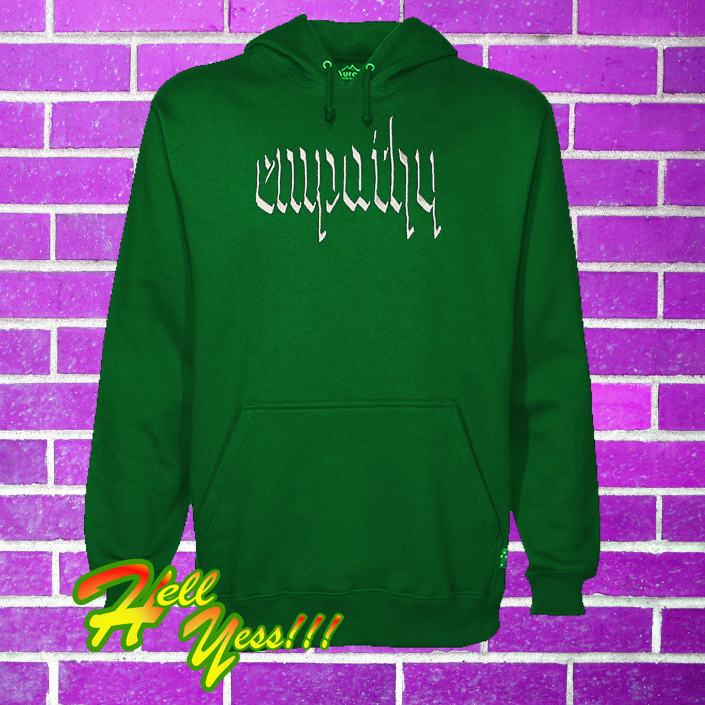 empathy hoodie green