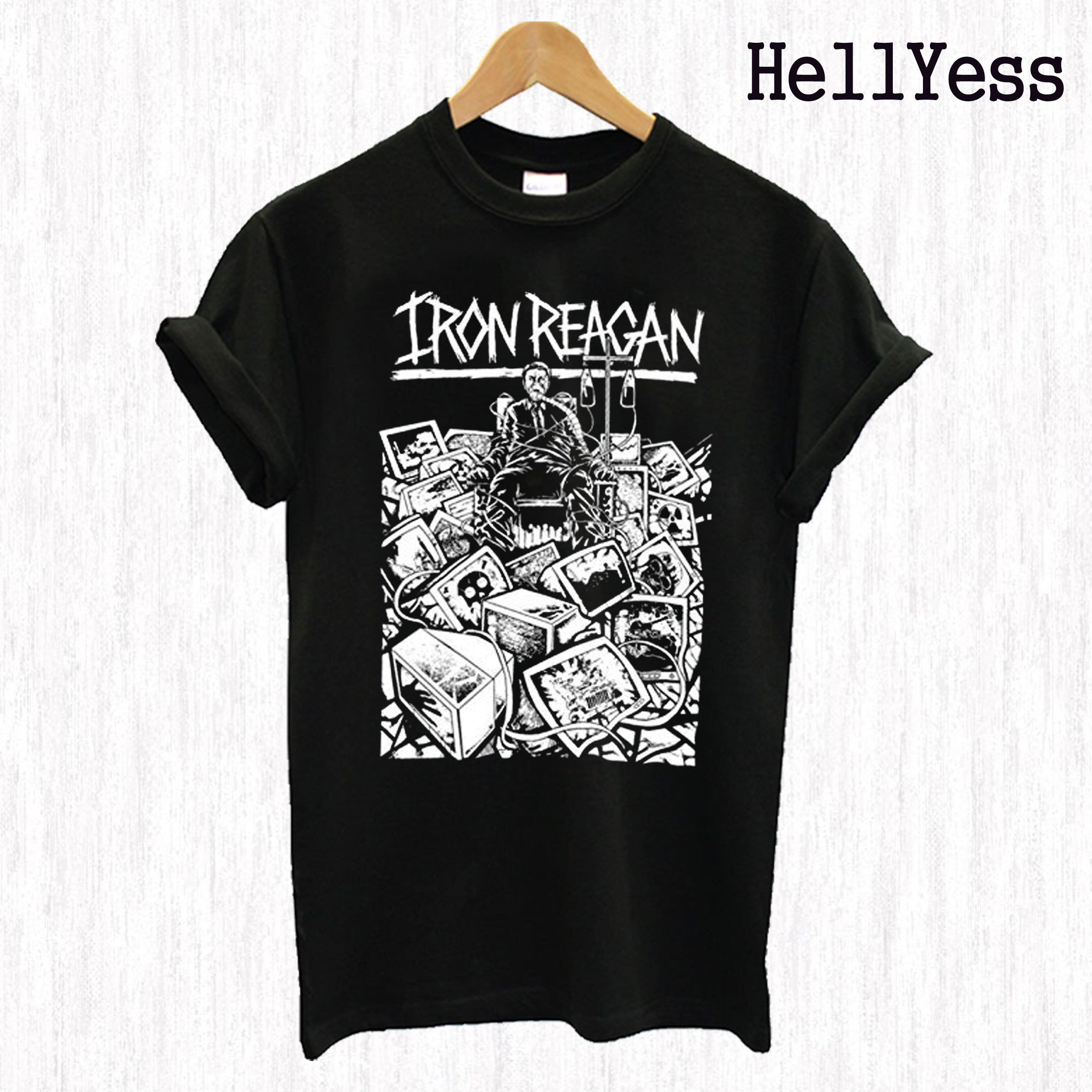 iron reagan t shirt